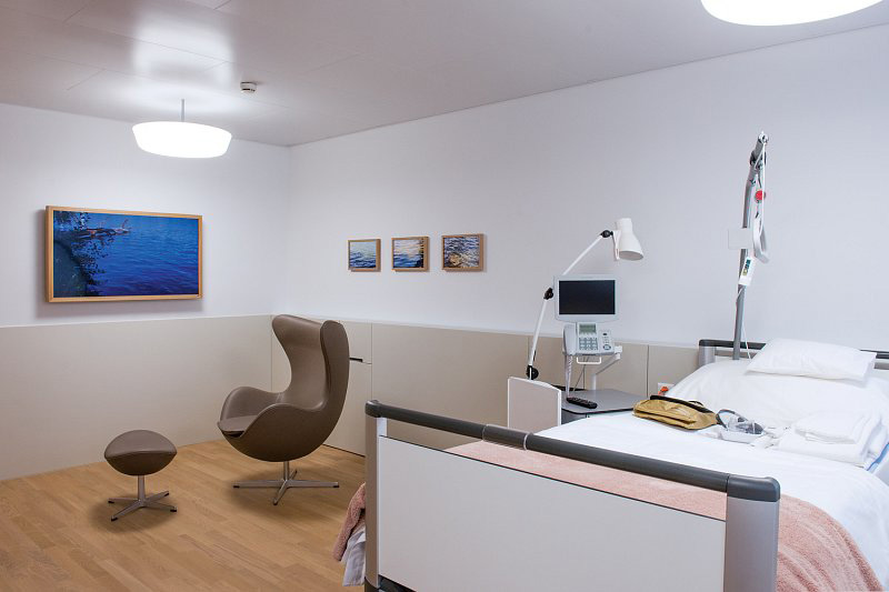Seesicht im Zimmer Excellence-Station Augenklinik